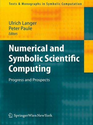 cover image of Numerical and Symbolic Scientific Computing